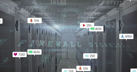 Cybersecurity alerts in data center environment