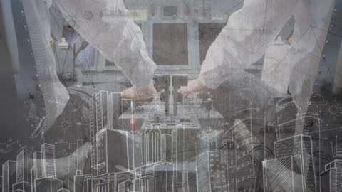 Airplane Pilots Navigating Advanced Technological Connections