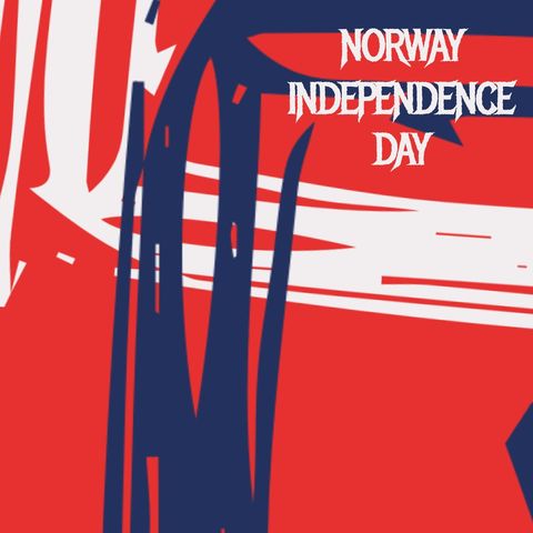 abstract norway independence day celebratory design - Download Free Stock Templates Pikwizard.com