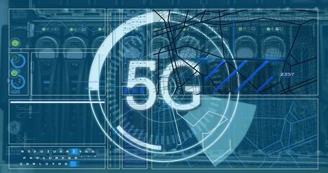 5g networking and data processing in server environment