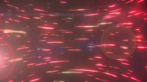 Dynamic Abstract Red Light Trails Animation