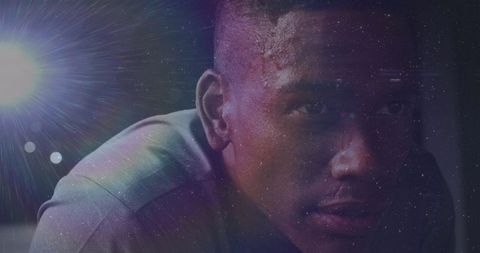 Digital Art of Fitness with Flare Focus Impact