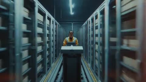 Warehouse Automation with AGV and Operator Coordination