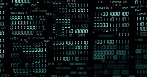 futuristic binary code and data streams in digital technology - Download Free Stock Images Pikwizard.com