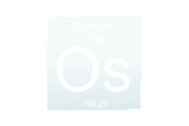 Osmium Element Symbol on Blue and Transparent Cube with Transparent Background PNG - Download Free Stock Videos Pikwizard.com