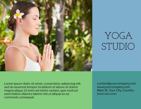 Serene Woman Practicing Yoga For Wellness Promotion - Download Free Stock Templates Pikwizard.com
