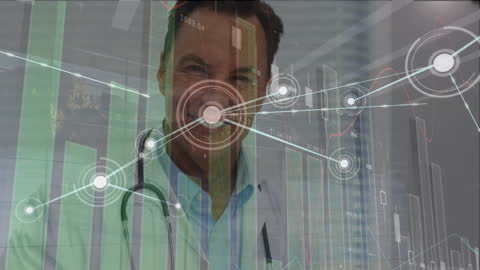 Doctor in Digital Network with Data Visualizations