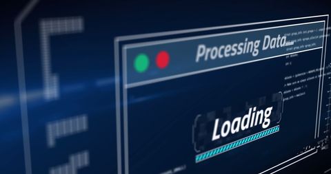 Data Processing Loading Bar in Digital Interface - Download Free Stock Images Pikwizard.com