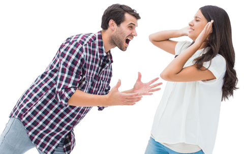 transparent caucasian couple arguing emotion anger concept - Download Free Stock Videos Pikwizard.com