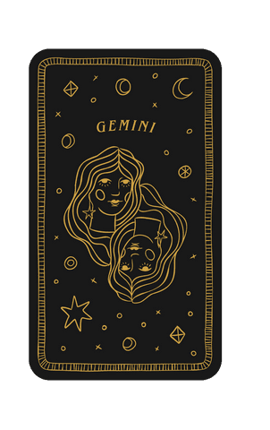 digital gemini illustration with transparent background and cosmic elements - Download Free Stock Videos Pikwizard.com