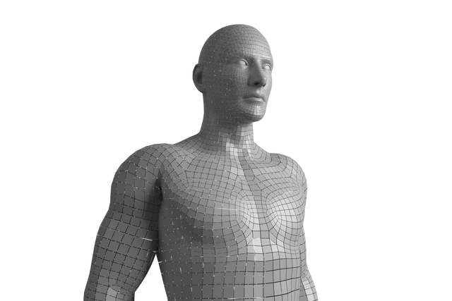 Transparent Digital Composite Close-Up of Gray 3D Man - Download Free Stock Videos Pikwizard.com