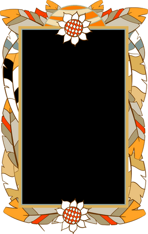 colorful leaves frame with sunflower accents on transparent background - Download Free Stock Videos Pikwizard.com