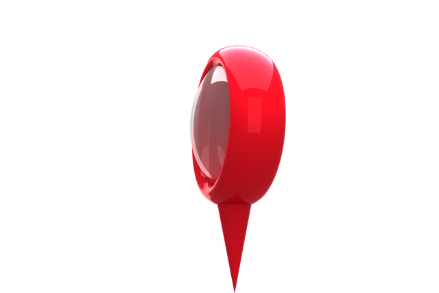 Transparent Red Navigation Pointer Illustrator - Download Free Stock Videos Pikwizard.com