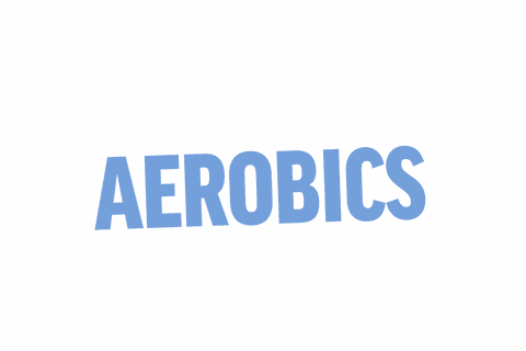 Aerobics Text on Transparent Background for Fitness Projects - Download Free Stock Videos Pikwizard.com