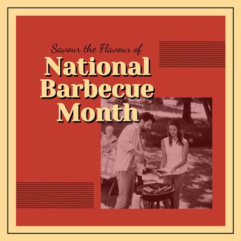 celebrating national barbecue month with outdoor gathering - Download Free Stock Templates Pikwizard.com