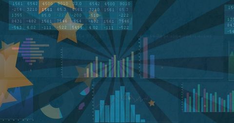 American Themes with Charts in Background - Download Free Stock Images Pikwizard.com