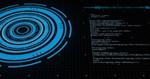 Digital Code and Futuristic Interface - Download Free Stock Images Pikwizard.com