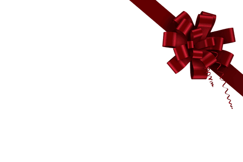 Transparent Red Christmas Ribbon With Bow High Quality - Download Free Stock Videos Pikwizard.com