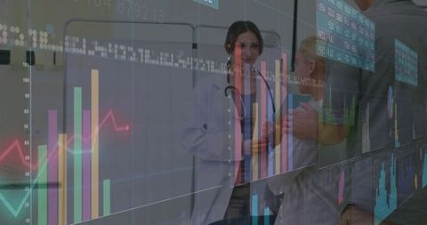 Medical Professionals Analyzing Patient Data for Wellness