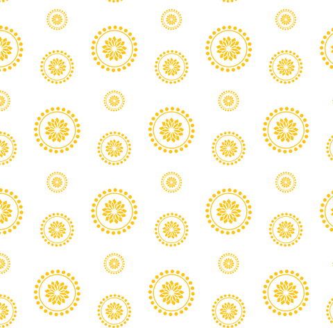 Seamless Yellow Floral Pattern on Transparent Background for Design Projects - Download Free Stock Videos Pikwizard.com