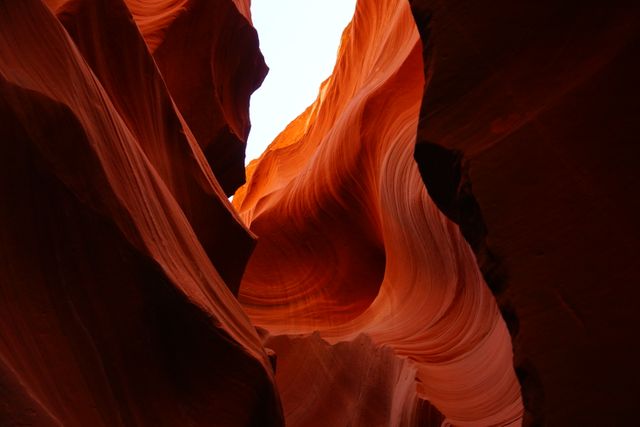 Sunlight Filtering Through Sandstone Antelope Canyon - Download Free Stock Photos Pikwizard.com