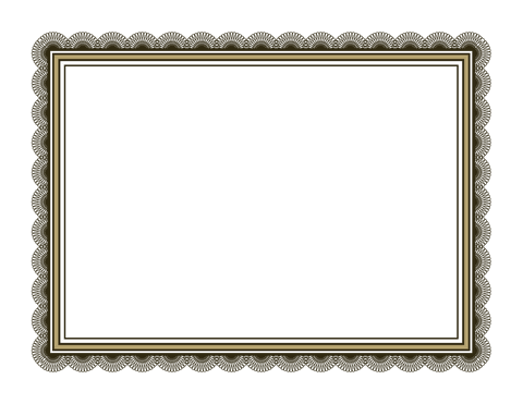 elegant scallop edge frame on transparent background for versatile uses - Download Free Stock Videos Pikwizard.com