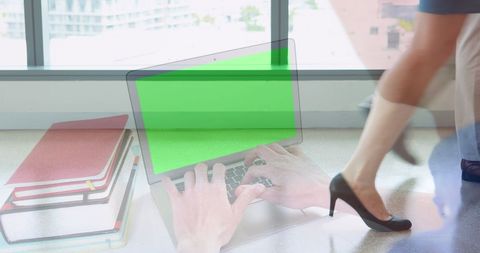 Business Communication with Green Screen Overlay - Download Free Stock Images Pikwizard.com