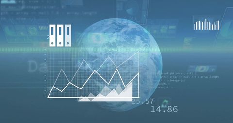 Futuristic Global Data Analytics and Visualization Concept - Download Free Stock Images Pikwizard.com
