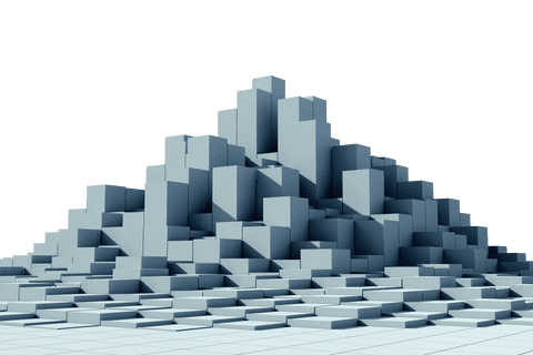 transparent 3d abstract geometric blocks composition - Download Free Stock Videos Pikwizard.com