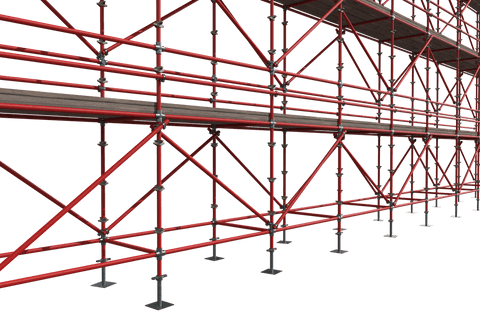 red steel scaffolding structure on transparent background - Download Free Stock Videos Pikwizard.com