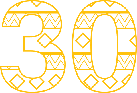 stylized yellow 30 number with pattern on transparent background - Download Free Stock Videos Pikwizard.com