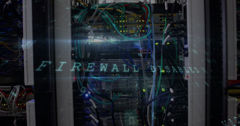 Data Server Center with Cyber Attack Warning in Progress - Download Free Stock Images Pikwizard.com