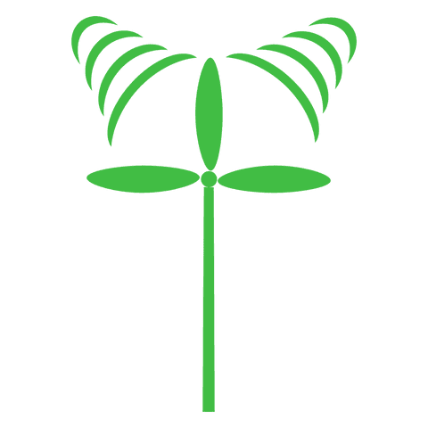transparent vector of green windmill highlighting clean energy - Download Free Stock Videos Pikwizard.com