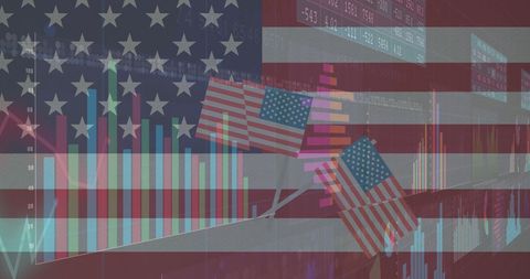 American Flag and Financial Data Fusion