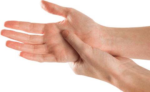 Transparent Hands Showing Concept of Pain Relief - Download Free Stock Videos Pikwizard.com