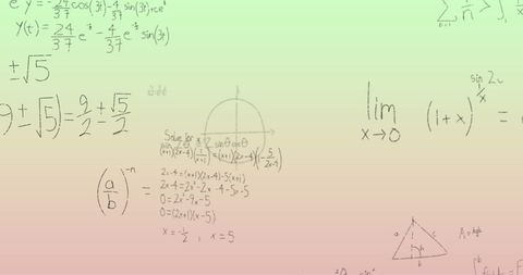 Abstract Representation of Mathematical Calculations and Concepts - Download Free Stock Images Pikwizard.com