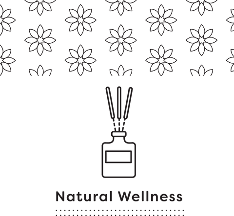Natural Wellness Aromatherapy and Flowers on Transparent Background