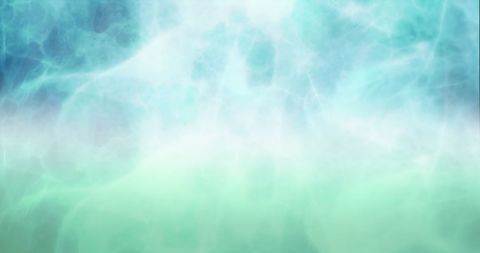 Abstract Green Smoke Clouds Creating Dreamy Atmosphere