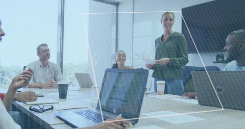 diverse business team analyzing financial data insights in modern office - Download Free Stock Images Pikwizard.com