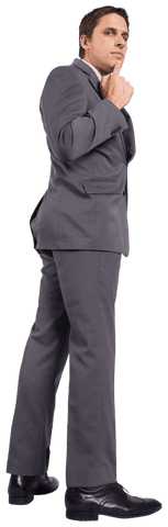 Transparent Overthinking Businessman in Suit Contemplating Decision - Download Free Stock Videos Pikwizard.com