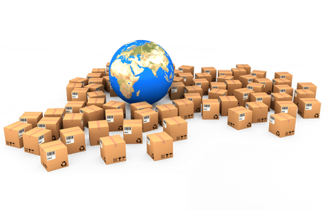 Globally Distributed Cardboard Boxes on Transparent Background - Download Free Stock Videos Pikwizard.com