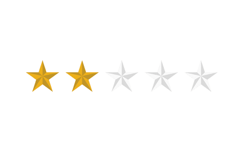 two-star transparent rating for feedback evaluation - Download Free Stock Videos Pikwizard.com