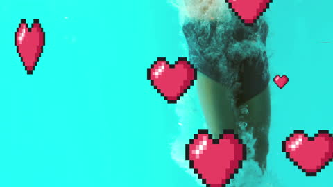 Playful Hearts Animation and Diving Scene