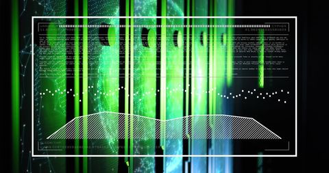 Futuristic Digital Data Interface Reflecting Network Connectivity - Download Free Stock Images Pikwizard.com