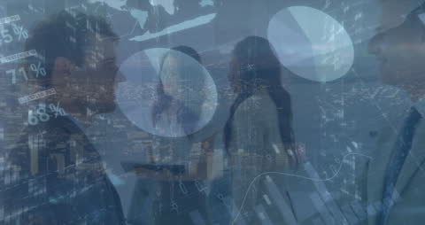 Global Data Interface with Diverse Business Team Discussion