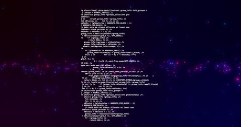 Digital Data Processing Code Concept with Sparkling Background - Download Free Stock Images Pikwizard.com