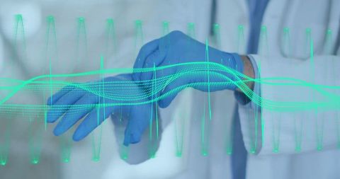 Doctor Analyzing Heartbeat Data in Medical Facility - Download Free Stock Images Pikwizard.com