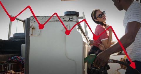 Dynamic Fuel Price Trends with Diverse Individuals Refueling