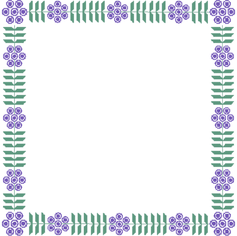 Minimalist Purple Floral Frame on Transparent Background - Download Free Stock Videos Pikwizard.com