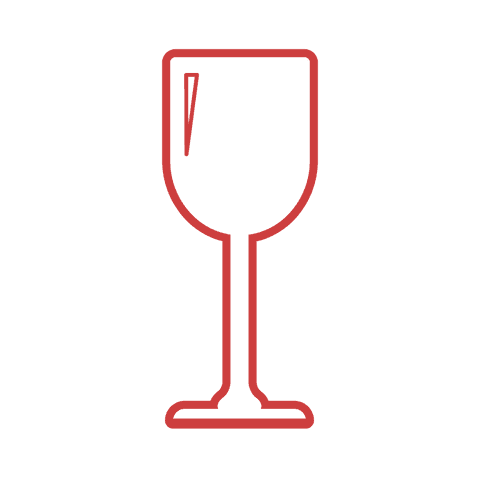 Red Wine Glass Icon on Transparent Background - Download Free Stock Videos Pikwizard.com